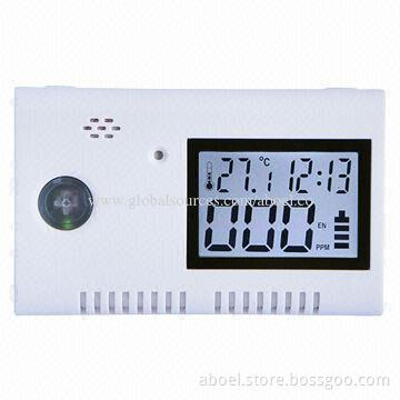 Portable Mini Carbon Monoxide Alarm EN50291 with Time/Temperature/PPM/Power LCD Display